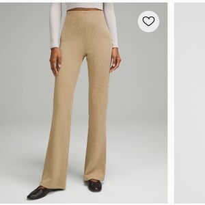 Ribbed softstreme flared pants *regular